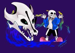 gasterblaster from undertale by ikkakutenma