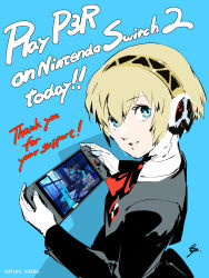 aigis (persona) from nintendo switch by soejima shigenori