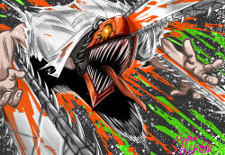 denji (chainsaw man) from chainsaw man
