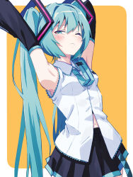 hatsune miku from vocaloid by akayama yukihe