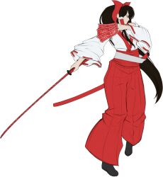 hakurei reimu from touhou by drawfag