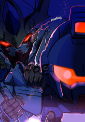 blue destiny 01 from gundam by kotojima motoki