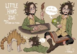 hange zoe from shingeki no kyojin