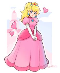 princess peach from super mario bros.