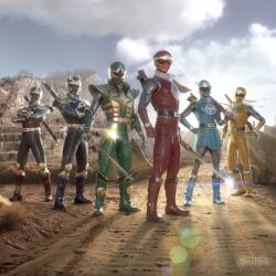 hurricane blue from ninpuu sentai hurricanger by tokujay