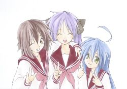 hiiragi kagami from lucky star