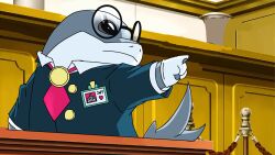 jeff the land shark from ace attorney by pocho22059768