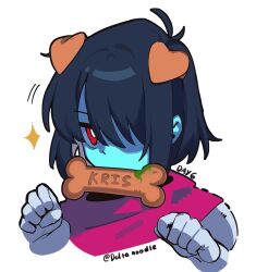 kris (dark world) (deltarune) from deltarune by deltanoodle