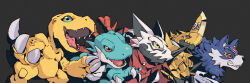 agumon from digimon by garmmy