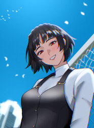 niijima makoto from persona by ikhwan maulana