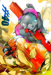 dwebble from pokemon by komugi (wabisuke maruden)