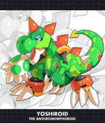 yoshi from mega man (series) by ultimatemaverickx
