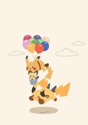 flying pikachu from pokemon by zozozoshion