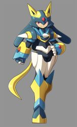 lucario from mega man (series) by ultimatemaverickx