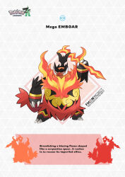 emboar from pokemon by blawn z