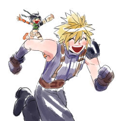 cloud strife from final fantasy by yomyompi