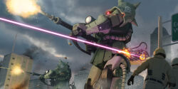 zaku ii from gundam by abubu