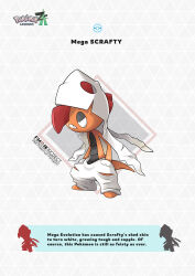 mega scrafty from pokemon by blawn z