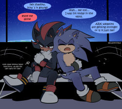 shadow the hedgehog from sonic (series) by quaverdraws