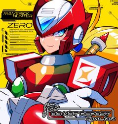 zero (mega man) from mega man (series) by guutara