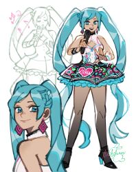 hatsune miku from vocaloid