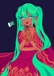 hatsune miku from vocaloid