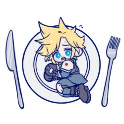 cloud strife from crisis core: final fantasy vii