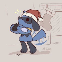 riolu from christmas by advos