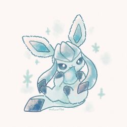glaceon from pokemon by mofucoffee