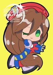 iris (mega man) from mega man (series) by guutara