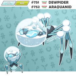 araquanid from fakemon by cosmicspitfire