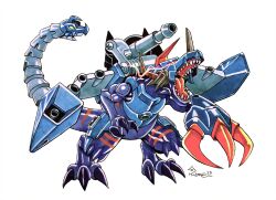metalgreymon (xros wars) from digimon