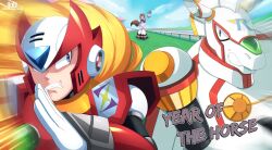 iris (mega man) from mega man (series) by rob (robarts)