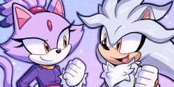 blaze the cat from sonic (series) by lou lubally