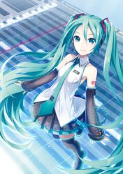 hatsune miku from vocaloid by ikushima