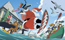 santa claus from christmas by gurihiru