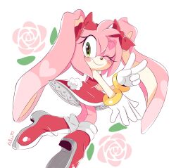 amy rose from sonic (series) by greeneyesgirl