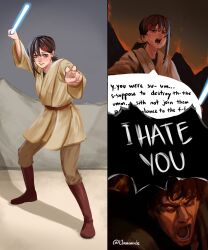 anakin skywalker from chainsaw man by l1amanade
