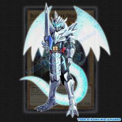 blue-eyes white dragon from kamen rider by ramawidjanarko2