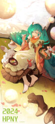 hatsune miku from vocaloid