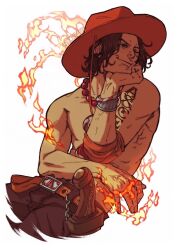 portgas d. ace from one piece by sid (skxviii)