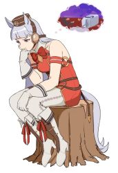 gold ship (red strife) (umamusume) from spongebob squarepants (series)
