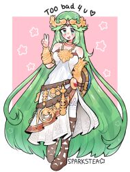 palutena from kid icarus