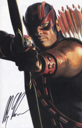 clint barton from avengers (series) by alex ross