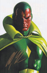 vision (marvel) from avengers (series) by alex ross