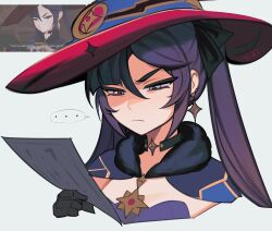 mona (genshin impact) from genshin impact by memeh