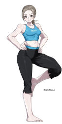 wii fit trainer (female) from nintendo by komatsuki n