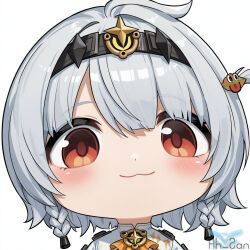 anby demara from zenless zone zero by ah san