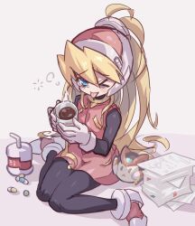 ciel (mega man) from mega man (series) by gd. fengzi