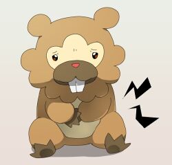 bidoof from pokemon by hinekure
